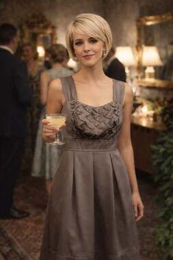 Vintage 2010 XXI Forever 21 Taupe Satin Basket Weave Bodice Bow Back Dress Sz M